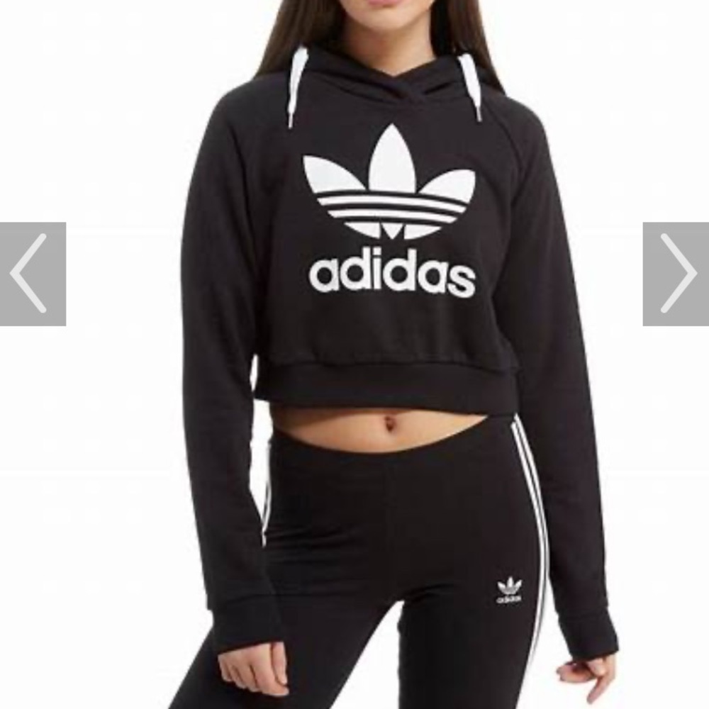 Adidas Cropped Hoodie